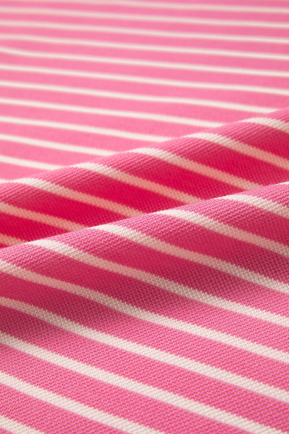 Pink Stripe Color Block Trim Notched Neck Sleeveless Shift Mini Dress