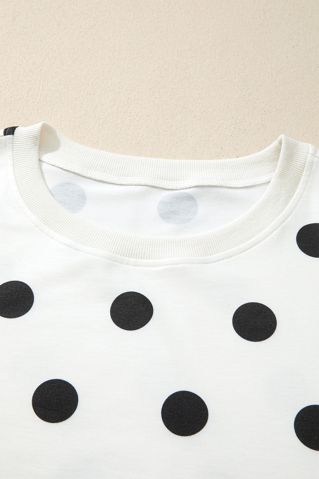 White Plus Size Polka Dot Printed Tank Split Skort 2pcs Outfit