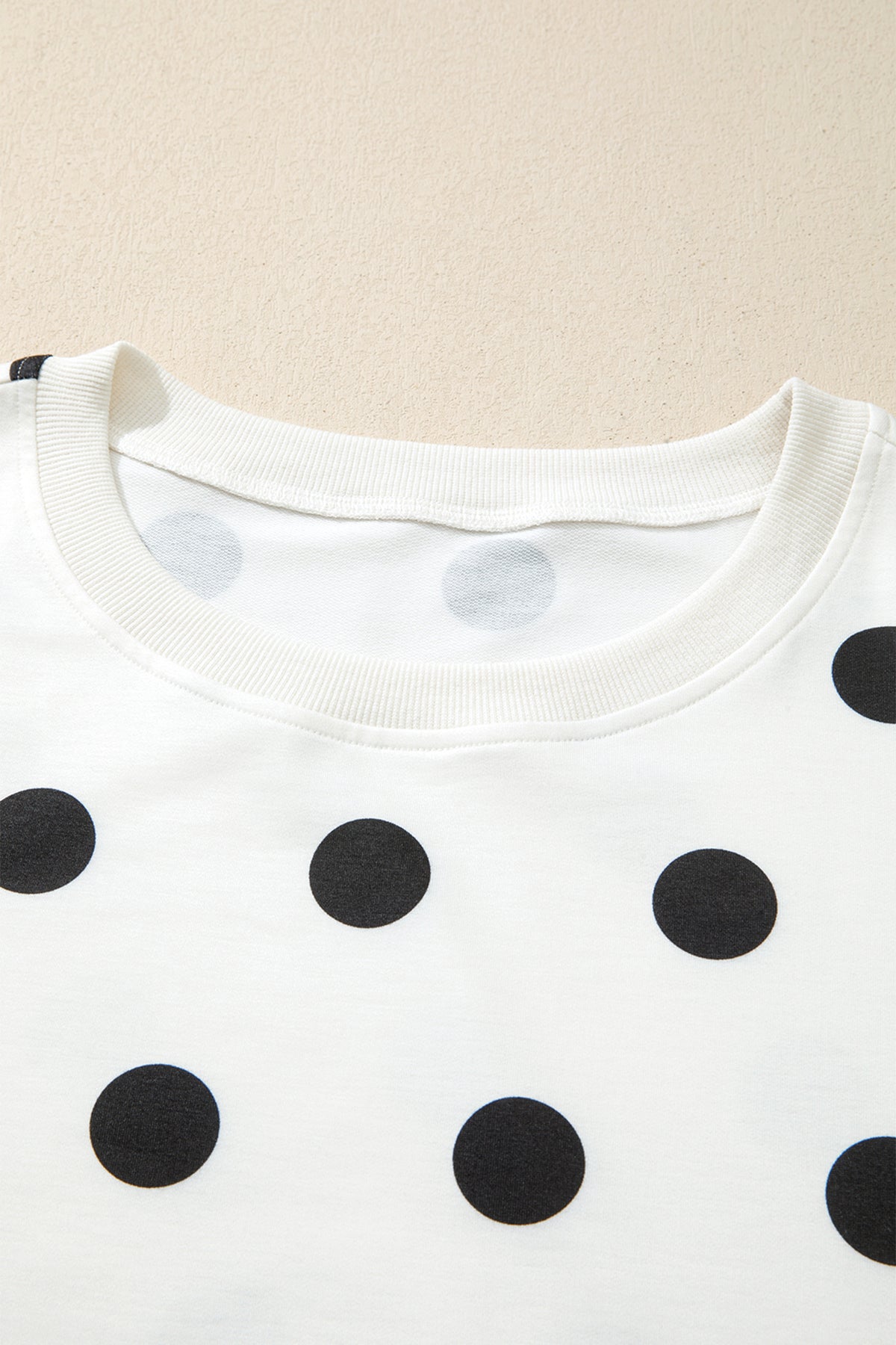 White Plus Size Polka Dot Printed Tank Split Skort 2pcs Outfit